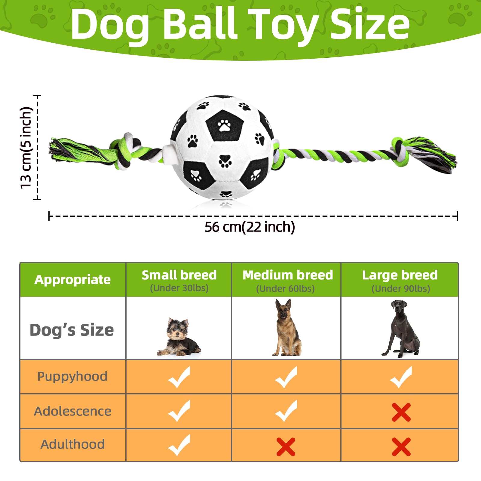 QDAN ideal for dogs 15-40 lbs, suitable for small to mid-size dogs.
