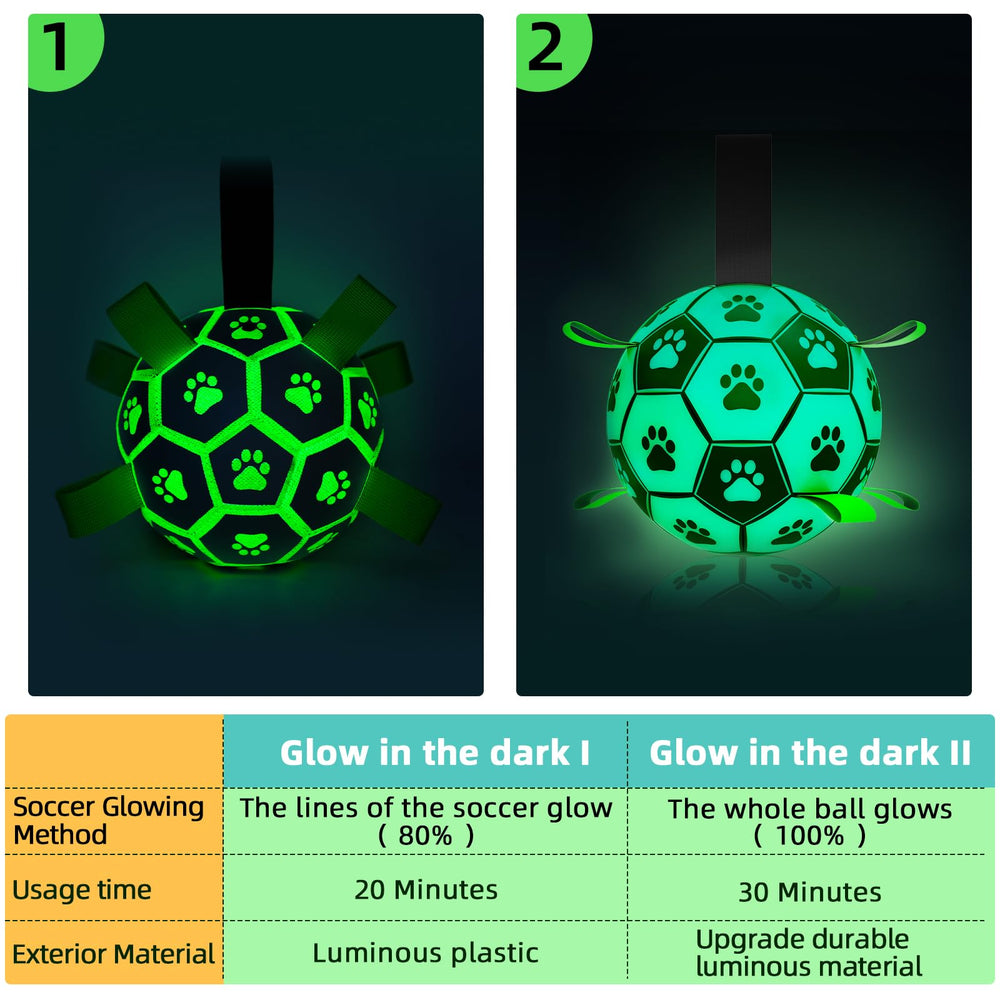 QDAN hex textured surface dog ball enhances grip and throw