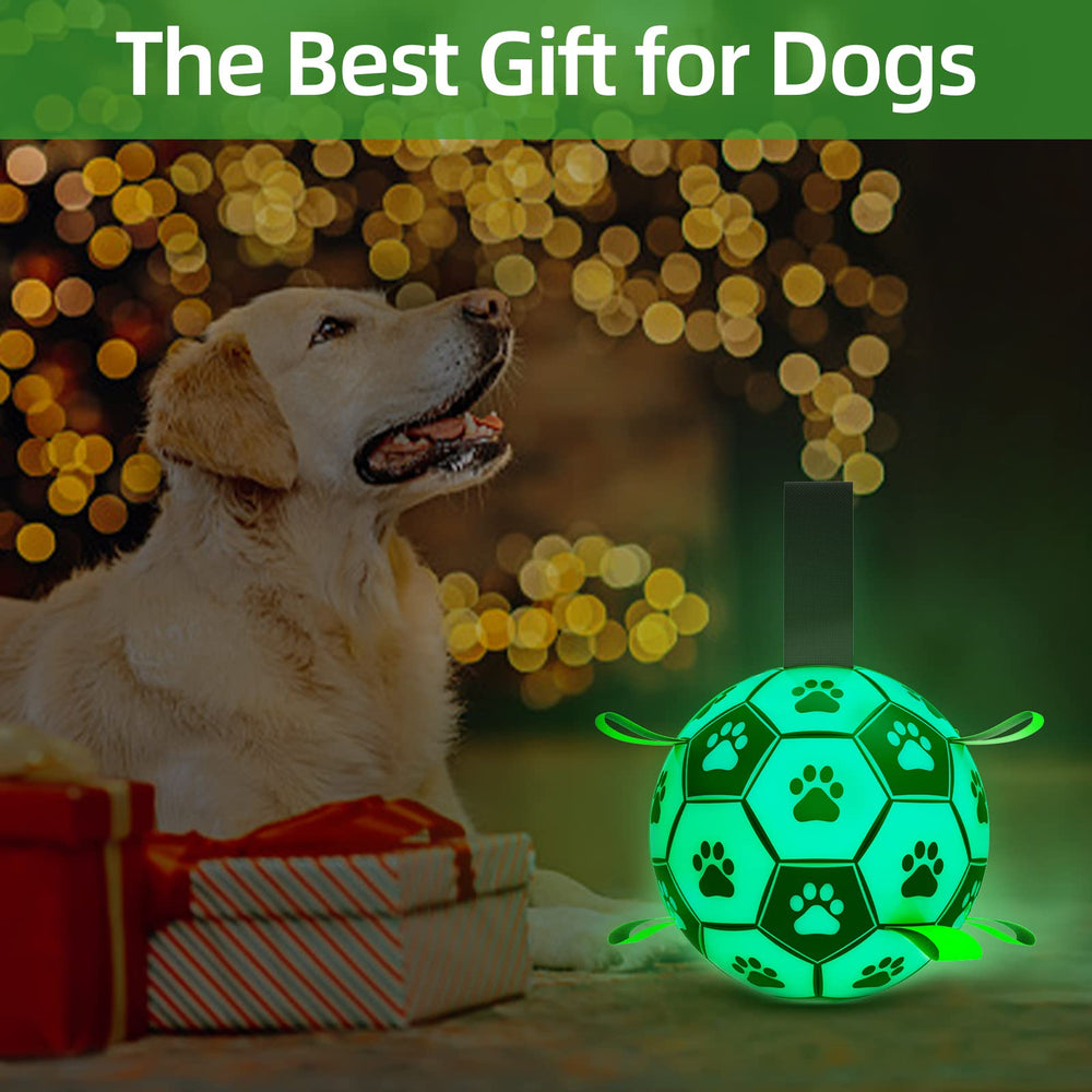QDAN dog ball long rope grip improves tossing control