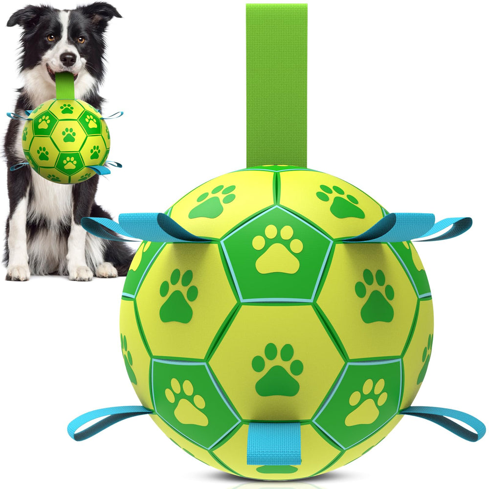 QDAN soccer ball 8-inch in action for fetch and play.