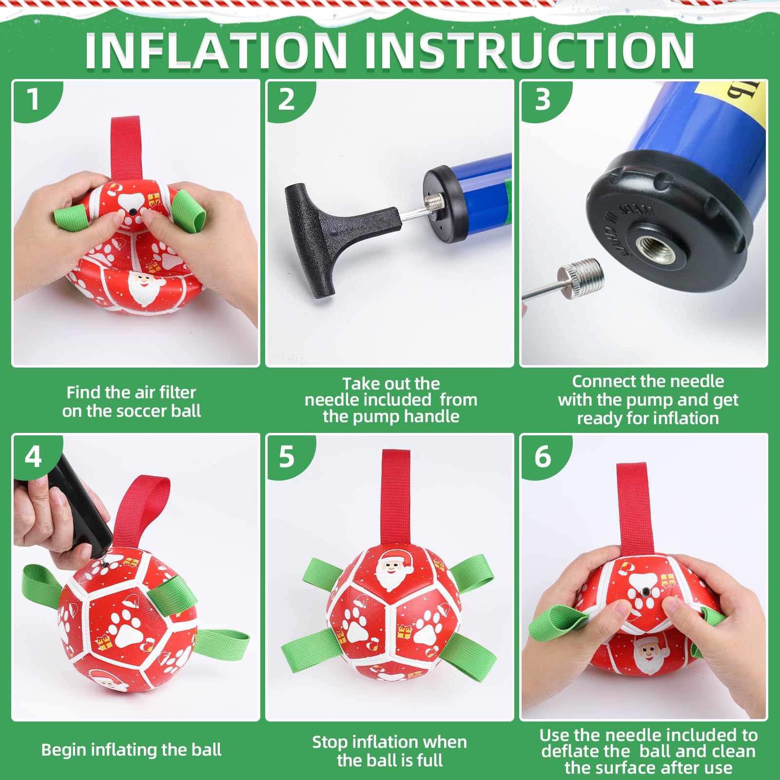QDAN reinforced nylon-straps ball supports controlled tug-of-war training