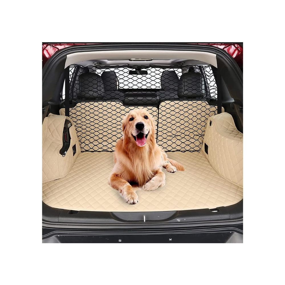 Q-DDOIT dog barrier 47in wide keeps pets contained for safer road trips.