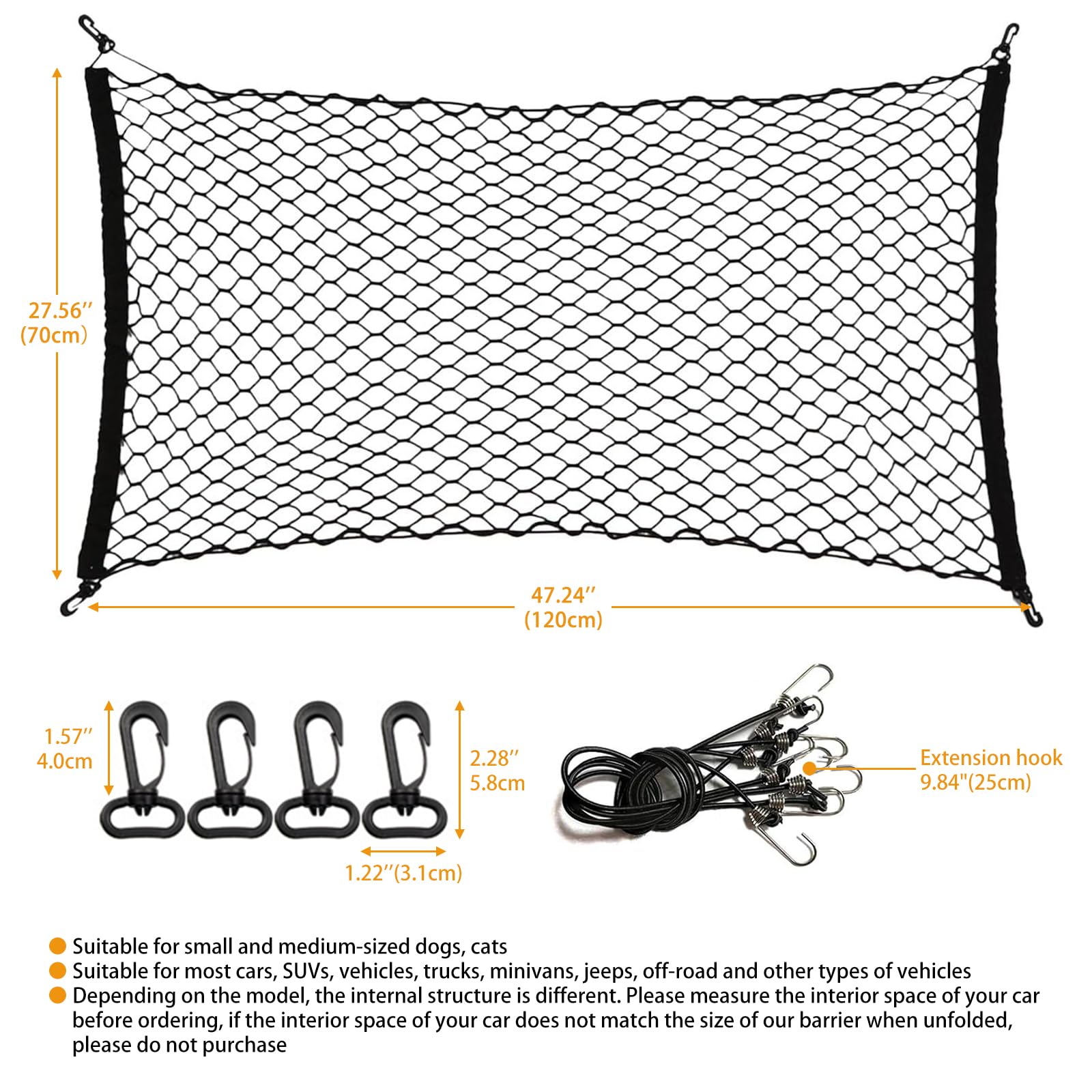 Q-DDOIT dog barrier durable buckles highlight sturdy straps for reliable fit.