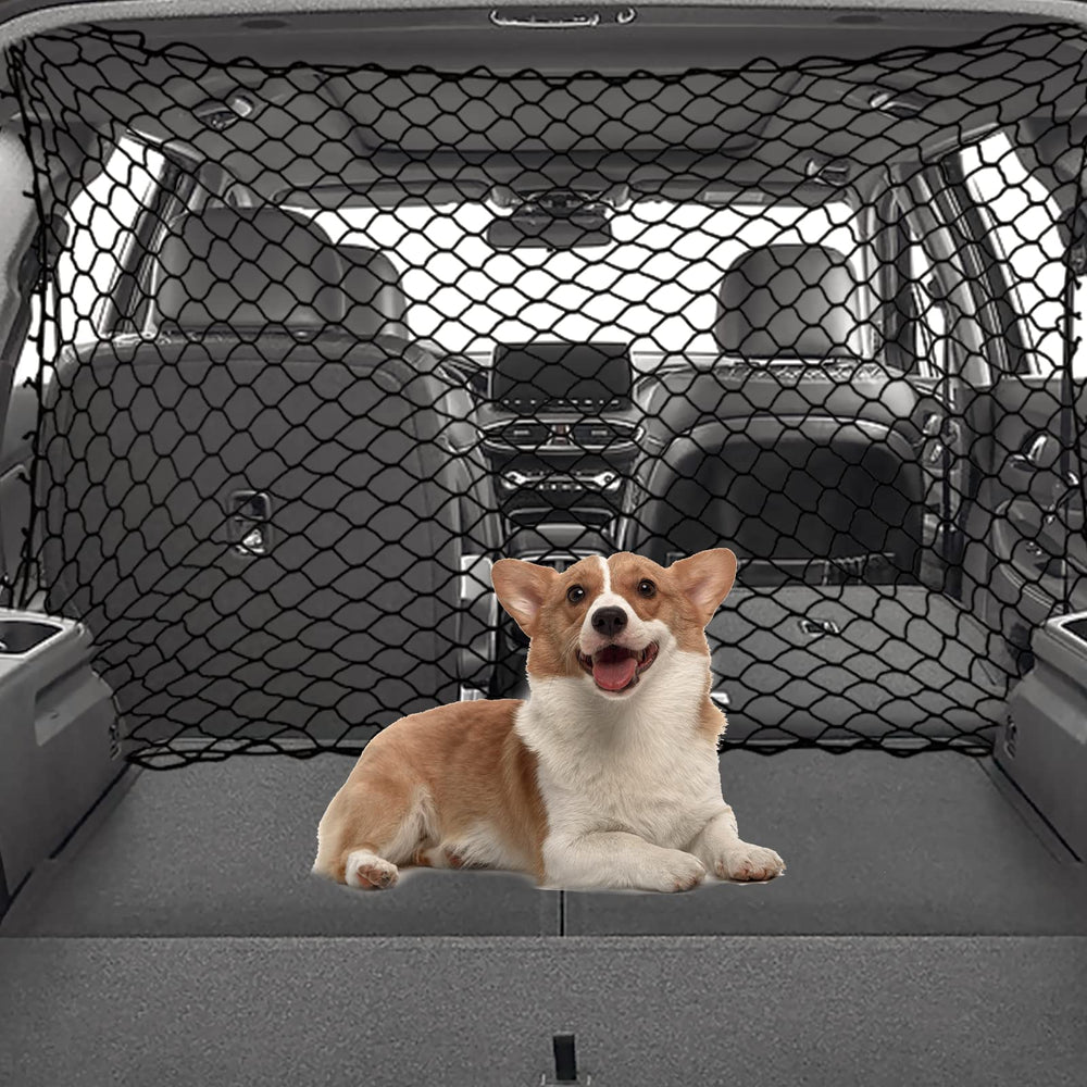 Q-DDOIT pet restraint mesh durability helps visibility and durable travel.