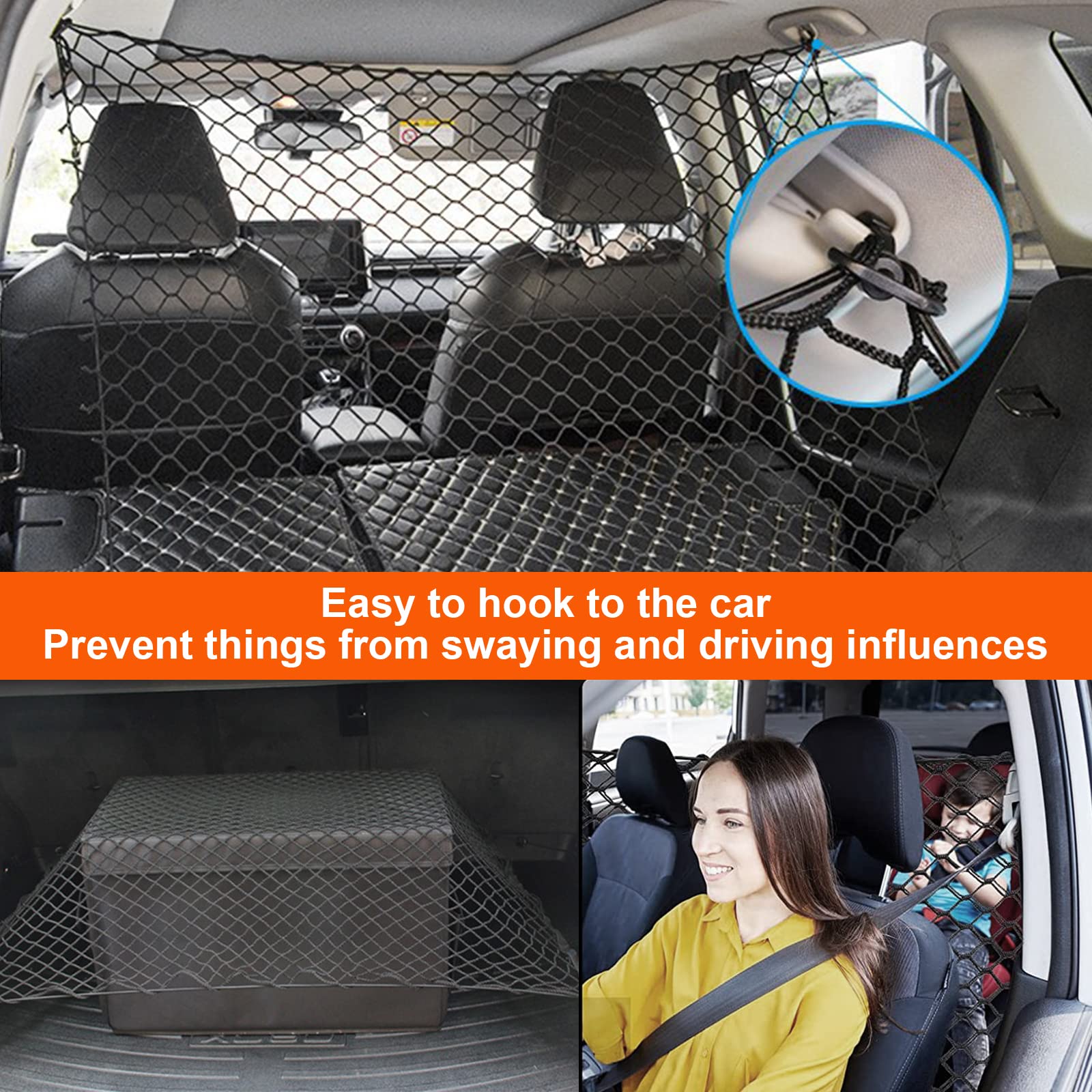 Q-DDOIT safety divider for travel keeps kids and dogs safely separated.
