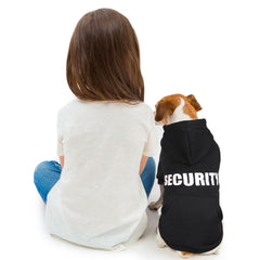 QDYU hoodie pocket close-up highlights pocket for toys or treats