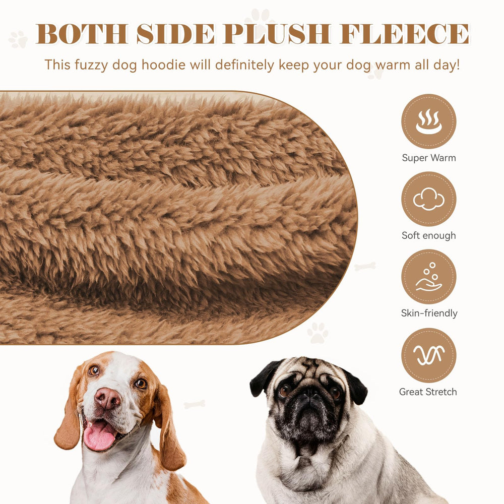 QDYU dog hoodie size chart—find the right fit
