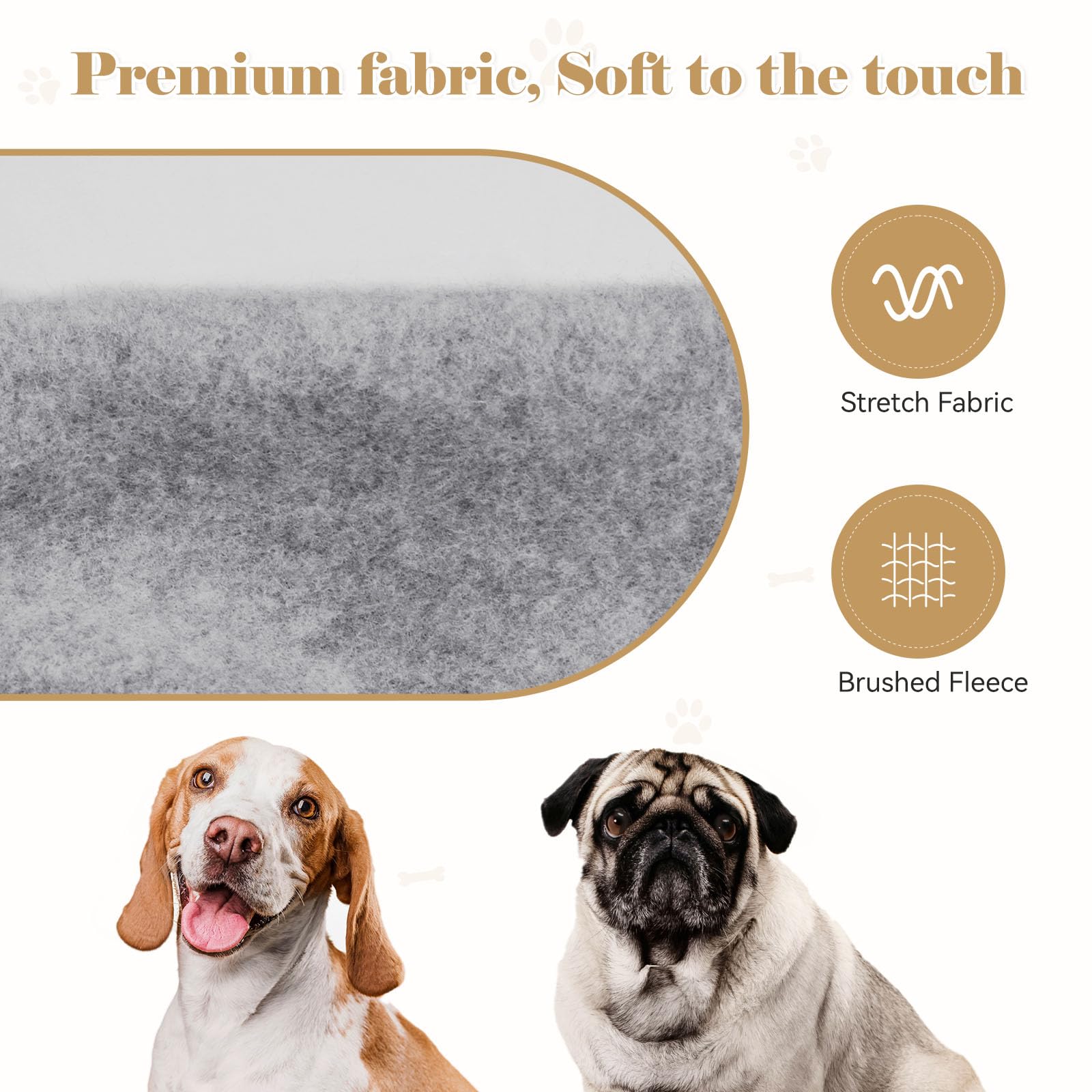 QDYU dog hoodie sizing chart guides the right fit