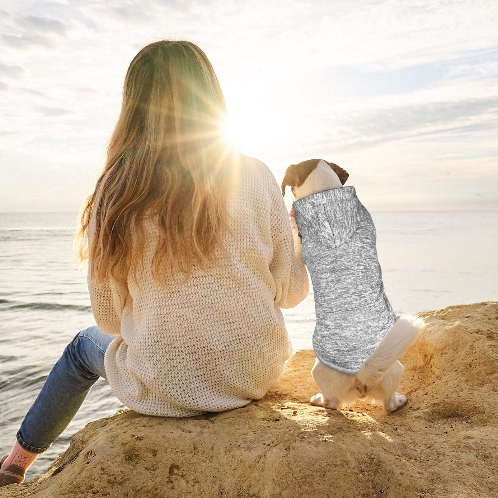 QDYU dog sweater durable stitching withstands active pets and washing