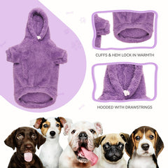 QDYU double-sided plush fleece offers soft warmth and durable exterior.