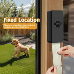 qeerable-dog-poop-bag-dispenser weather-resistant outdoor use