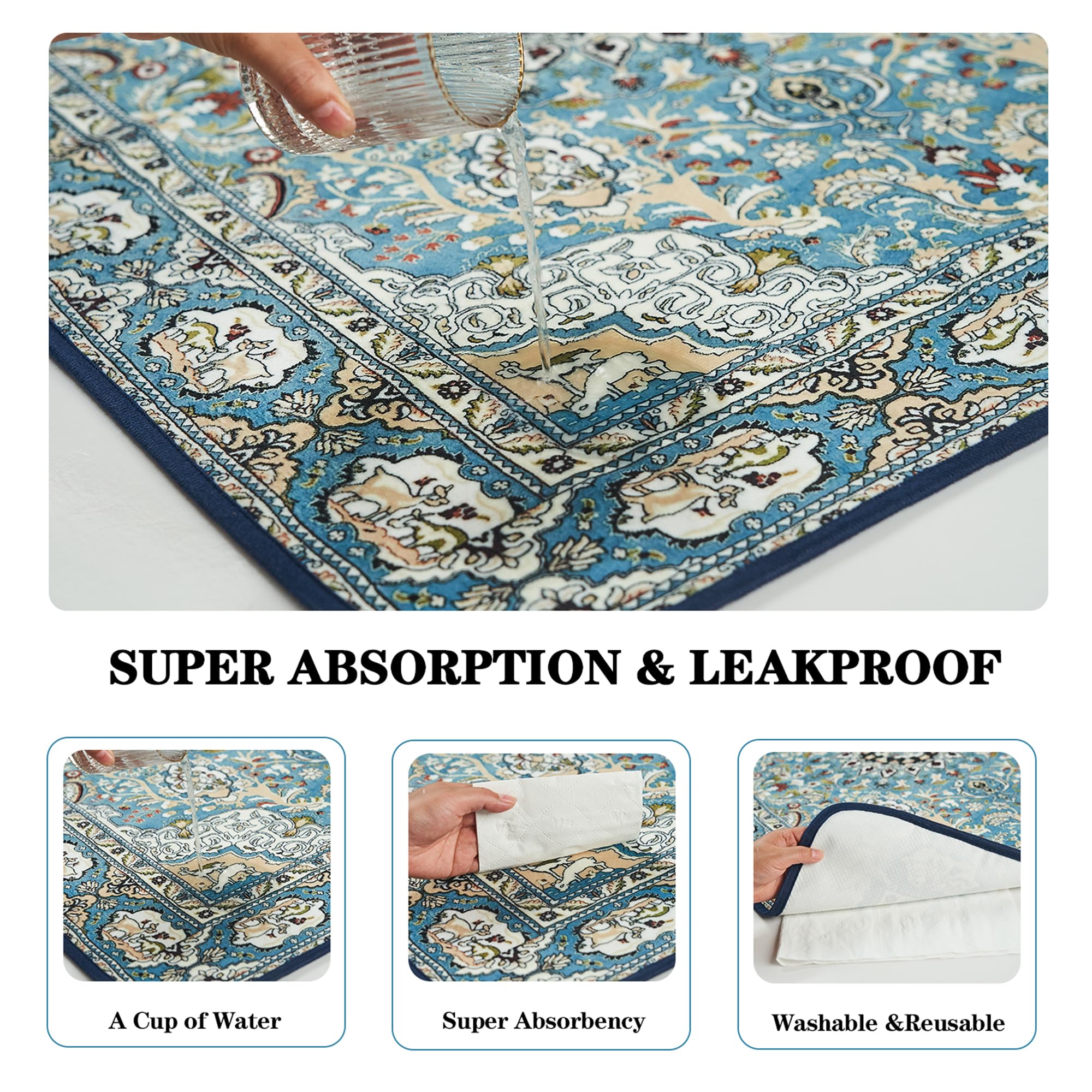 Qeils pee pad absorbent top prioritizes fast absorption to protect floors