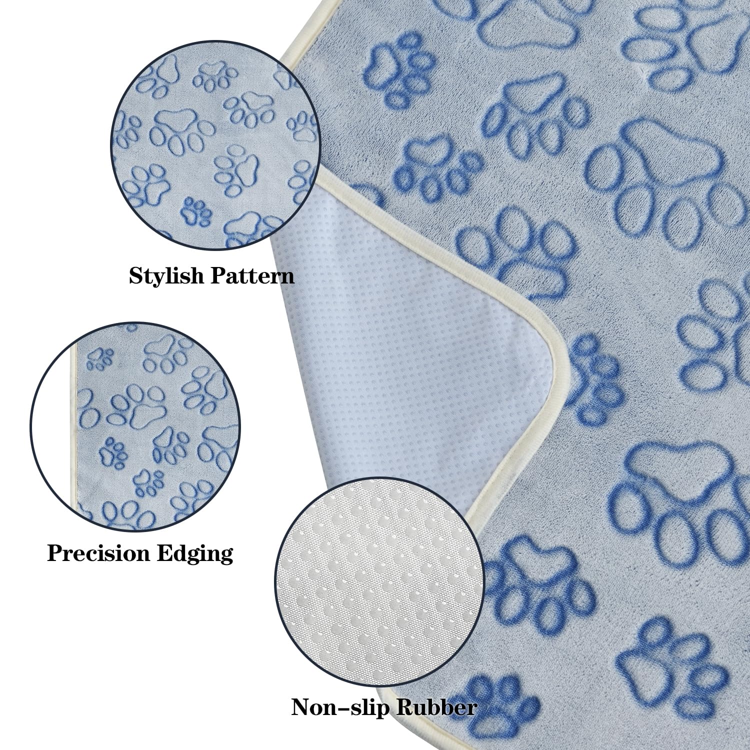 Qeils puppy pad multipurpose use as crate liner or bed mat