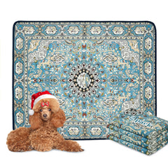 Qeils washable pee pad 2-pack laid flat, reusable training surface for quick potty breaks