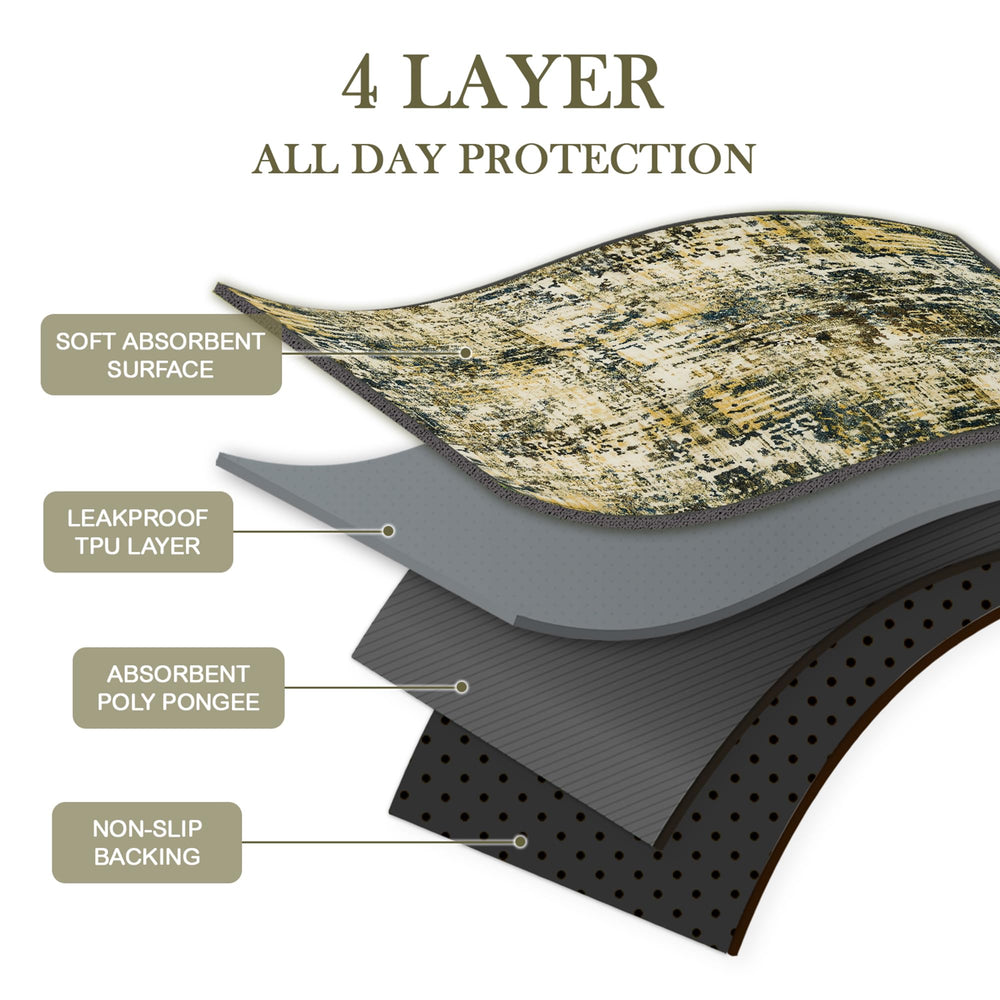 Qeils pad designed for multi-purpose use on crates, couches and cars