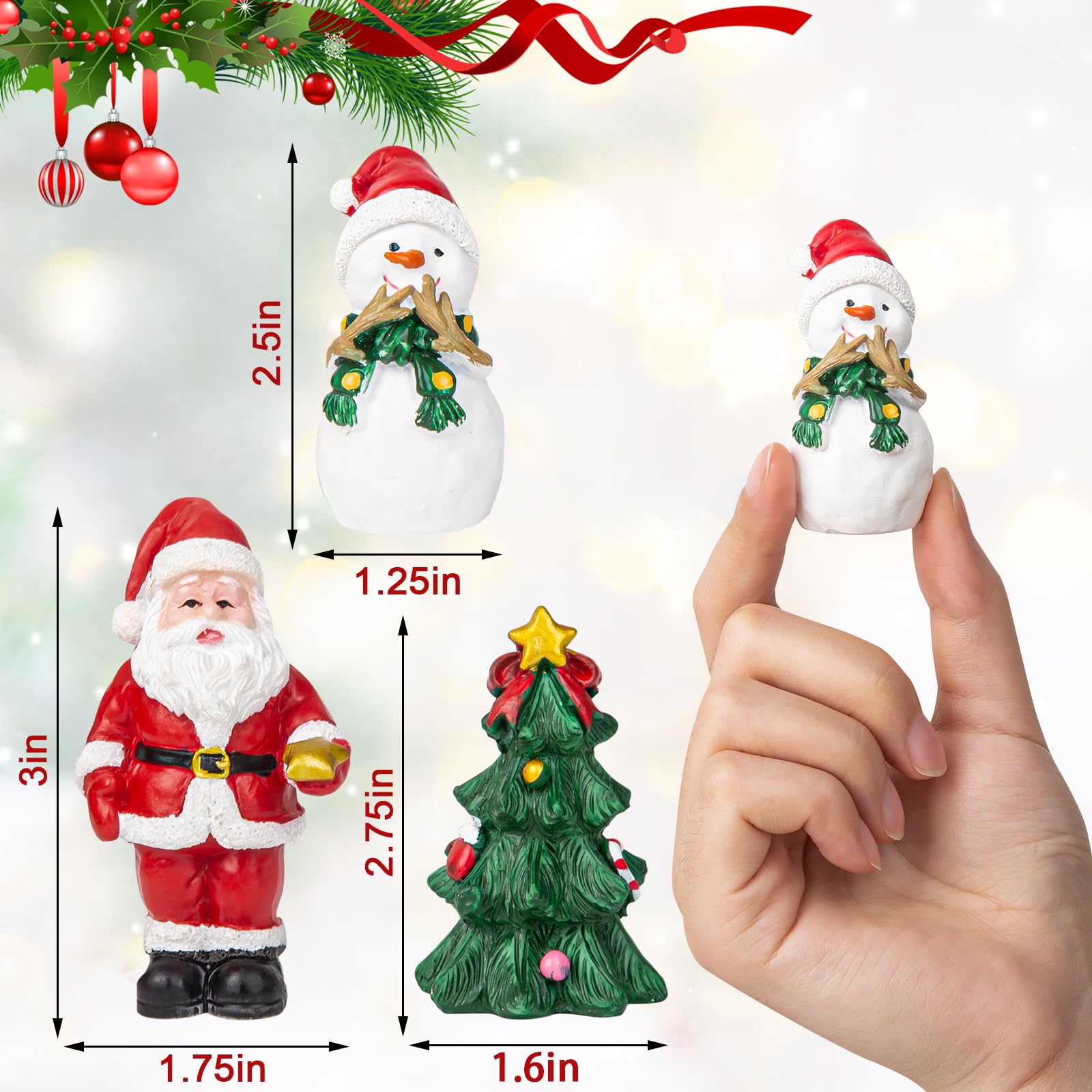 QEQEKAKA Santa Claus decor brightens the aquarium scene while staying fish-safe and durable.