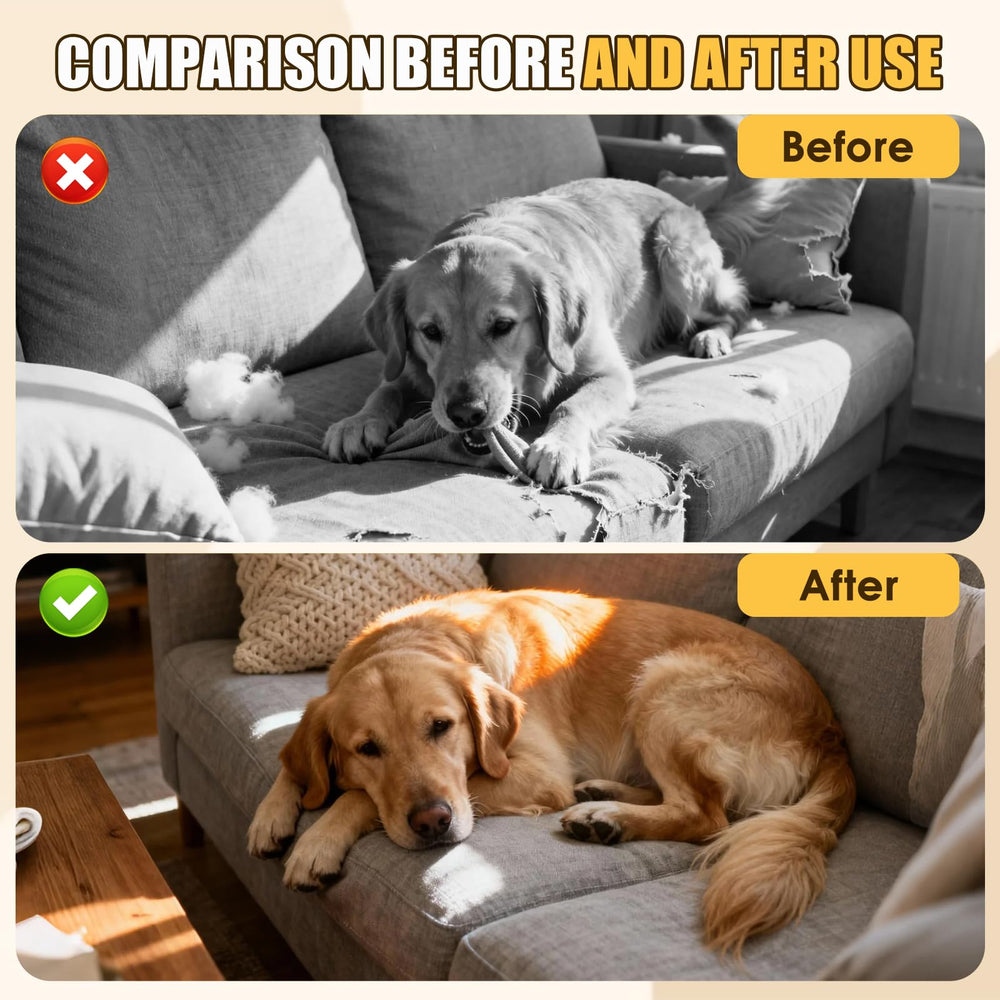 QHZ Bitter Apple Spray supports puppy-training and boundary learning