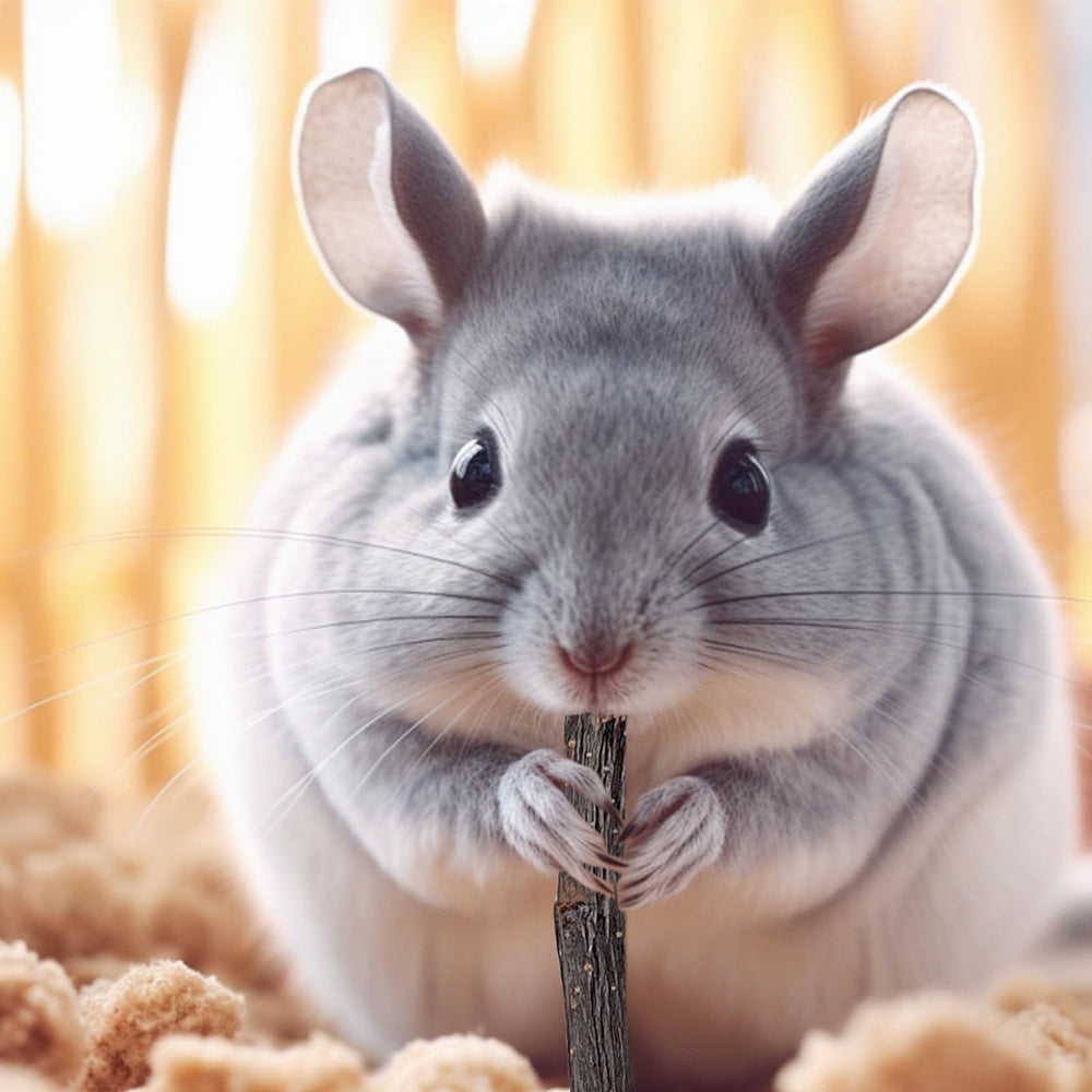 QHZHANG Apple Sticks small-animal-chew image emphasizes durable, natural enrichment.