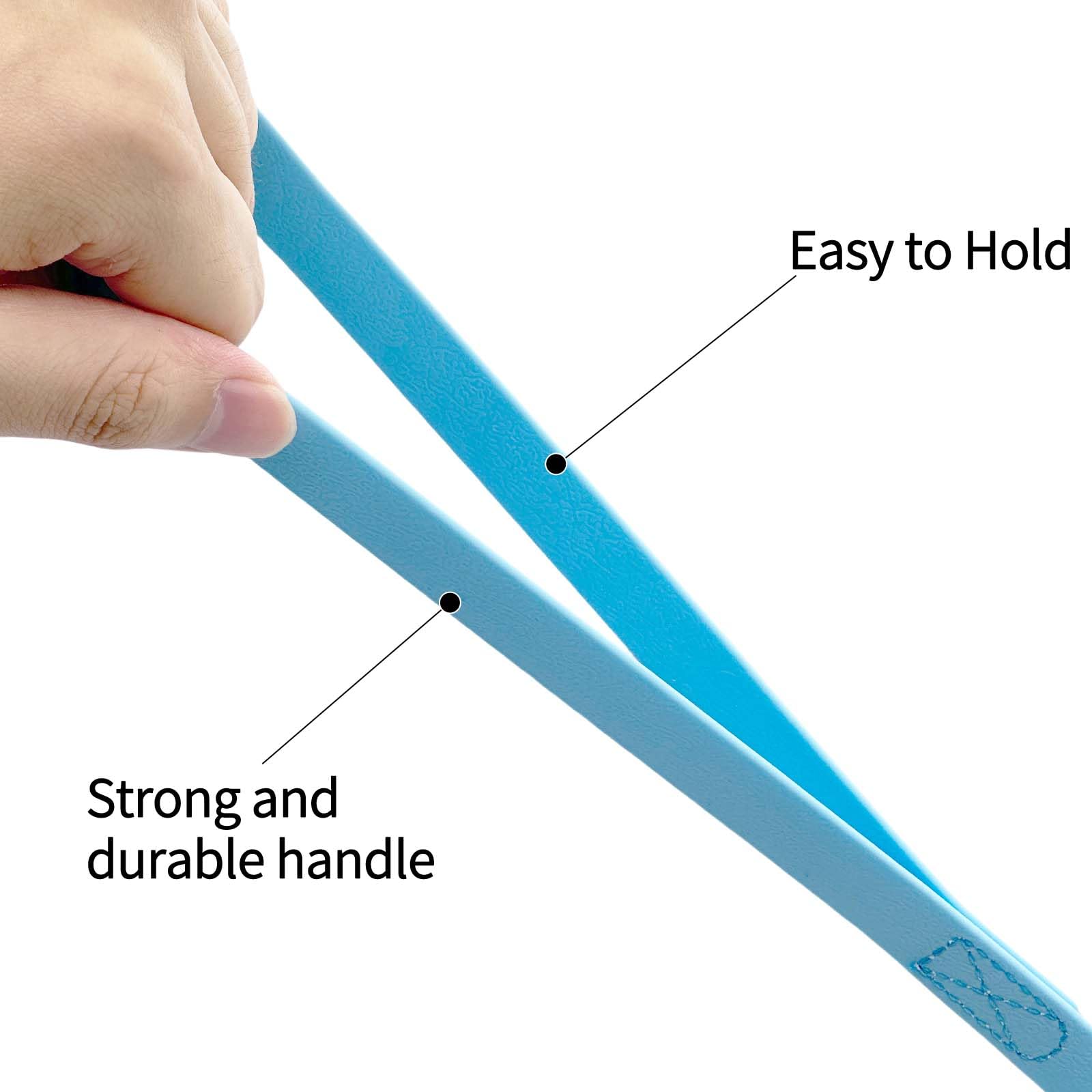 Qiaosite long leash in color options—black, blue, green—helps find the perfect match.