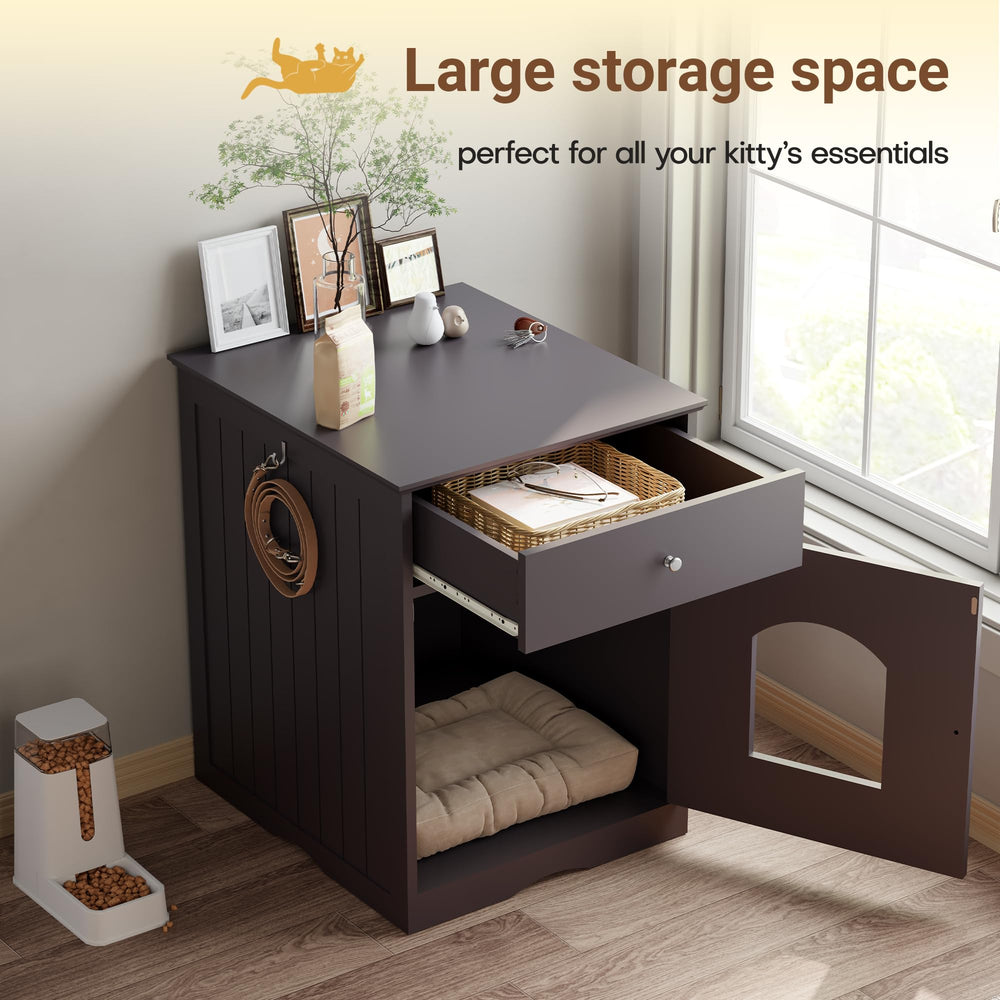 Qiaoxuan enclosure top-table-use illustrates dual-function end table.