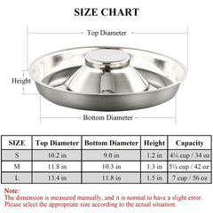 QIYADIN stainless steel pet bowl in multi-pet setup keeps feeding shared and organized.