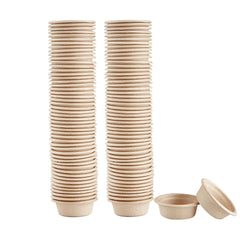 QIHYCUF 0.5 oz paper feeding cups for gecko feeding on a ledge