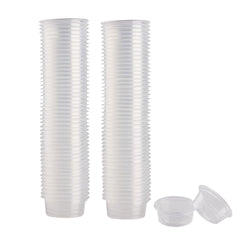 QIHYCUF gecko cups 0.5 oz ready for precise reptile meals