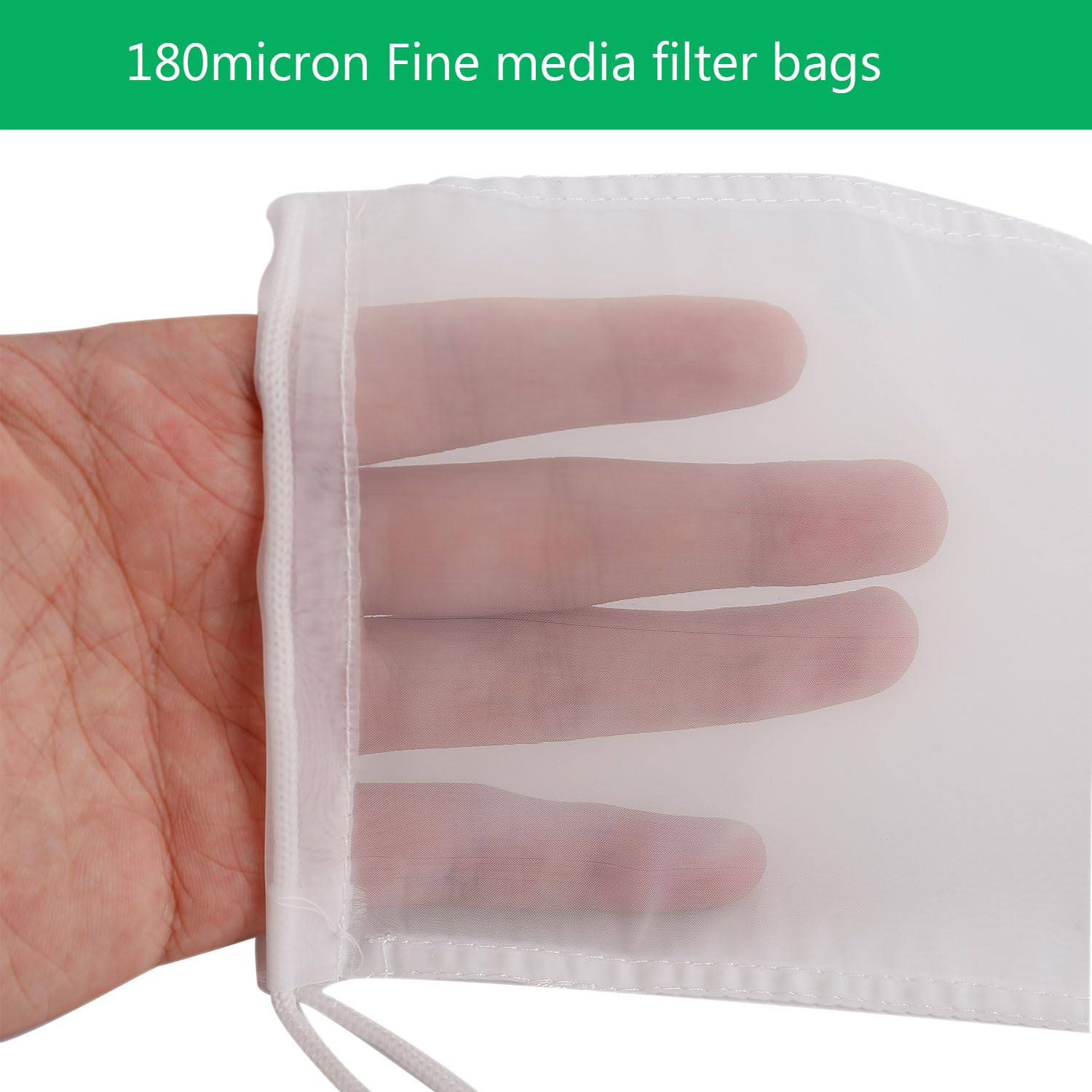 QIHYCUF nylon drawstring bag demonstrates rust-free water-safe use.
