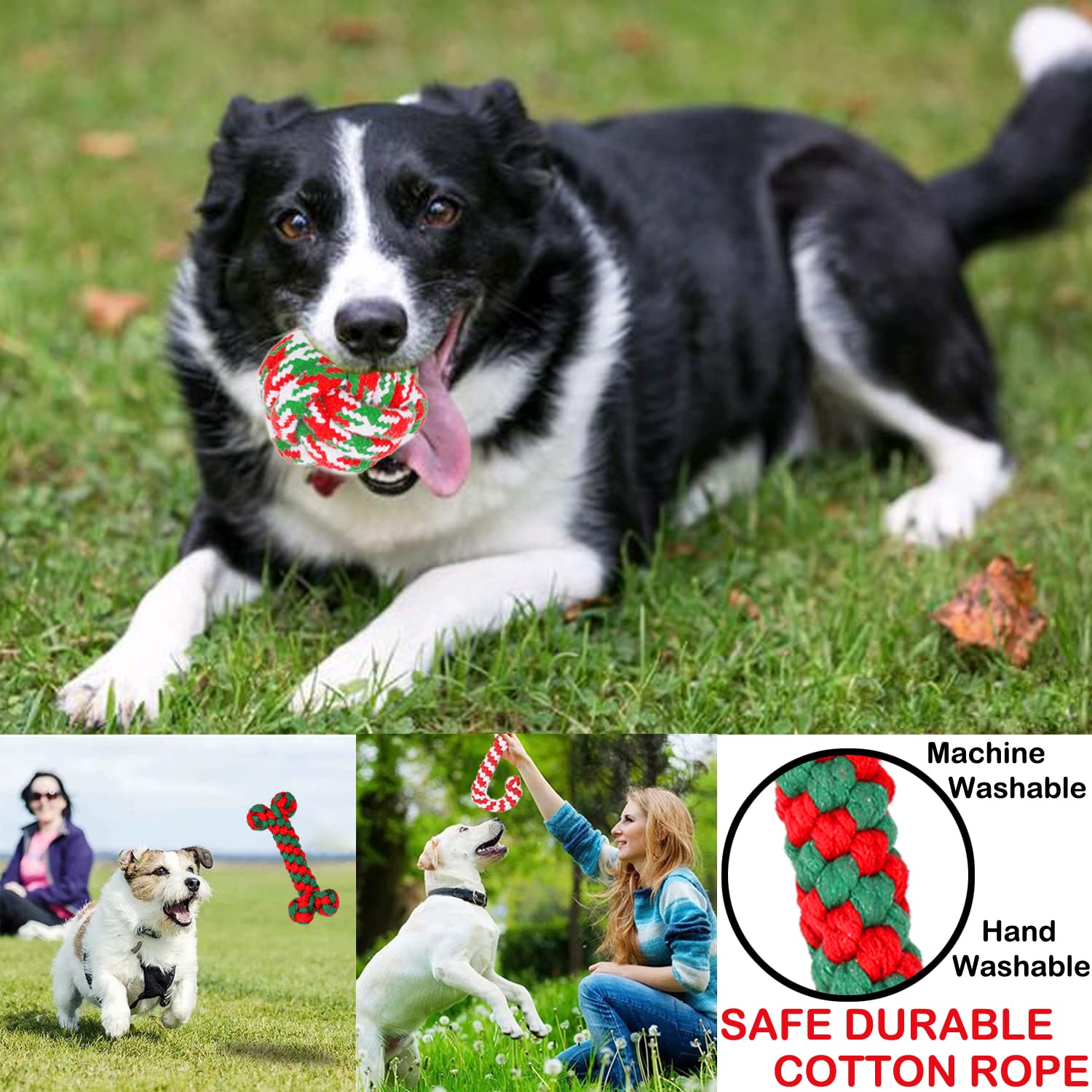 Qiicenay bone chew toy sturdy and satisfying for teething dogs.