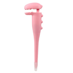 QIYADIN soft-tip silicone tip shown for gentle pill delivery.