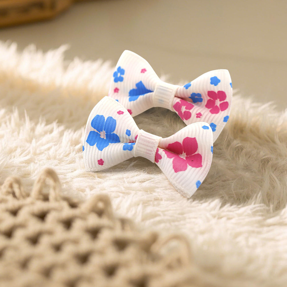 QingHan lightweight dog bows ideal for daily wear and photos.