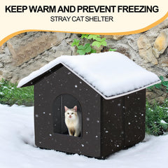 QIPUVOFY outdoor pet shelter window detail highlights visibility and cozy containment.