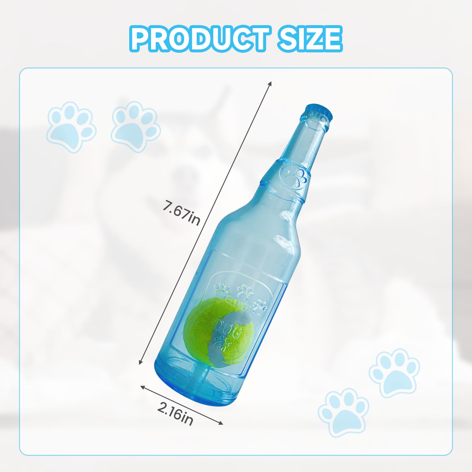 Qiuruoo Water Bottle Dog Toy promotes activity and reduces boredom during walks