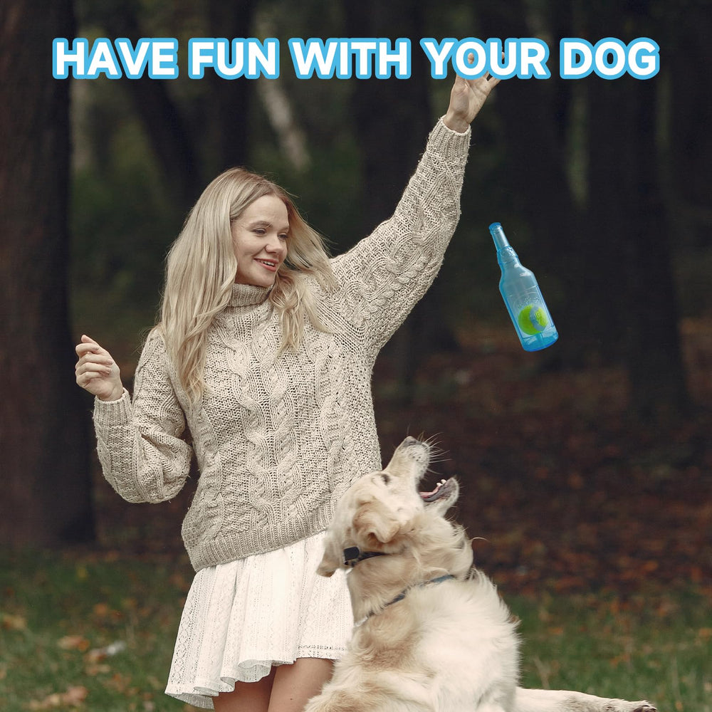 Qiuruoo Water Bottle Dog Toy suited for small and medium dogs outdoors