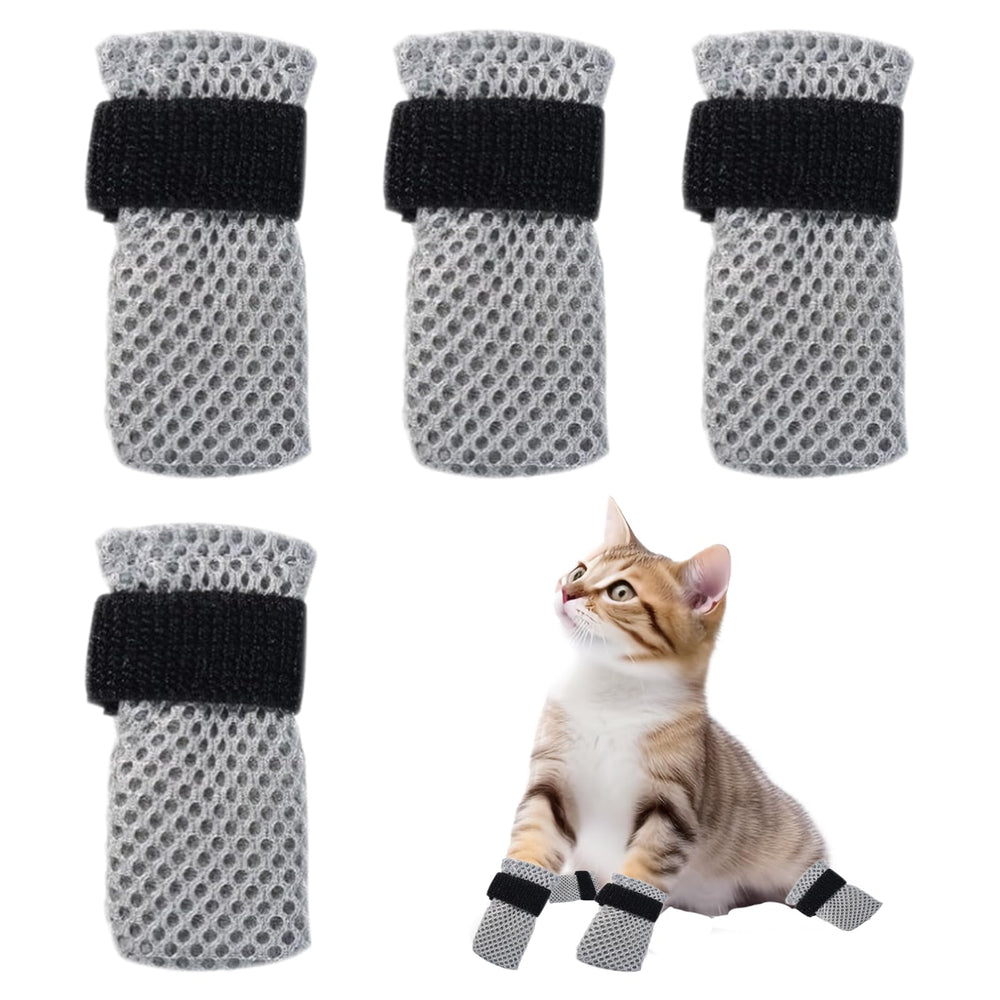 QIYUDA cat mittens packaging shows a ready-to-use scratch-prevention solution.