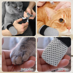 QIYUDA cat mittens size chart helps pick the right fit.