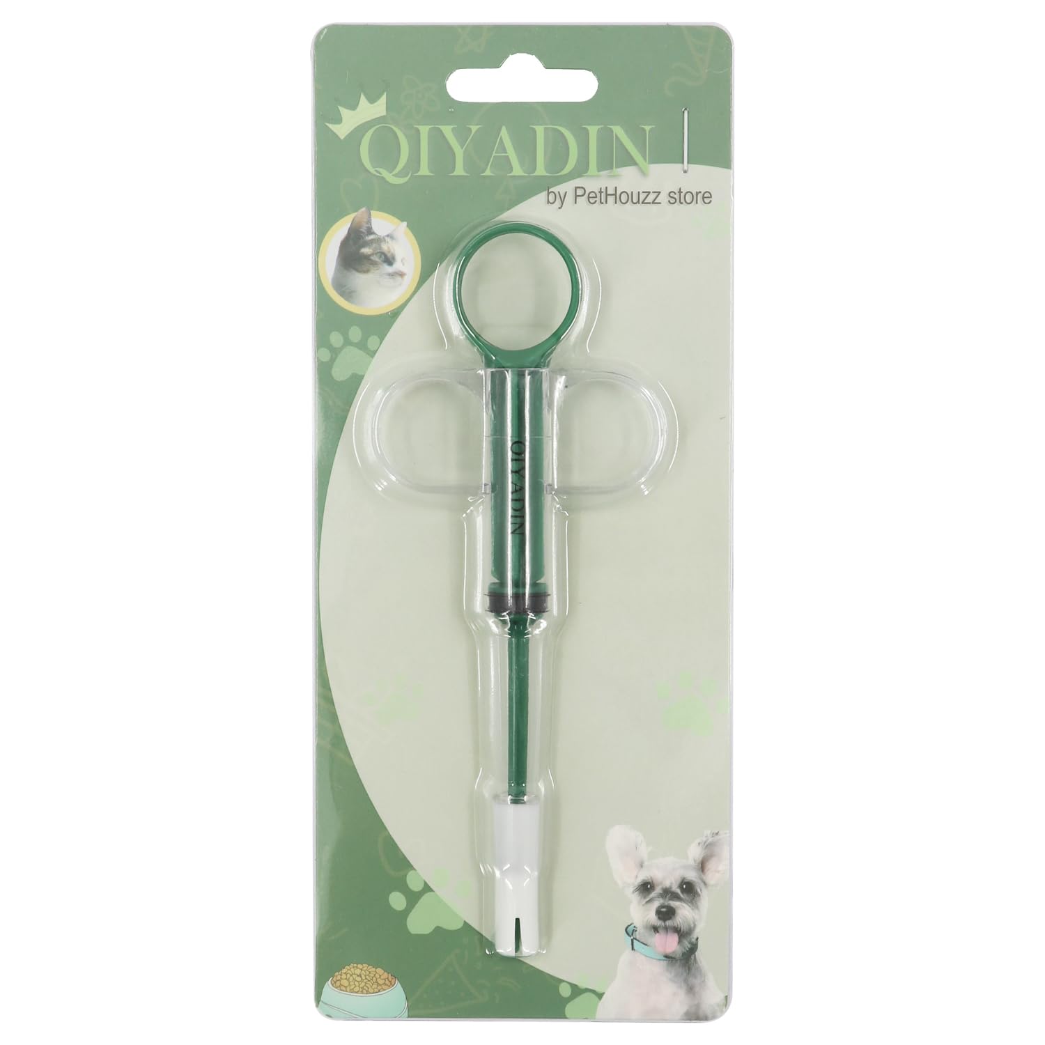 QIYADIN packaging image shows ready-to-use pill shooter kit.