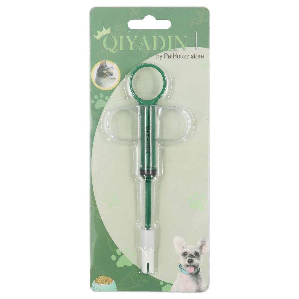 QIYADIN packaging image shows ready-to-use pill shooter kit.