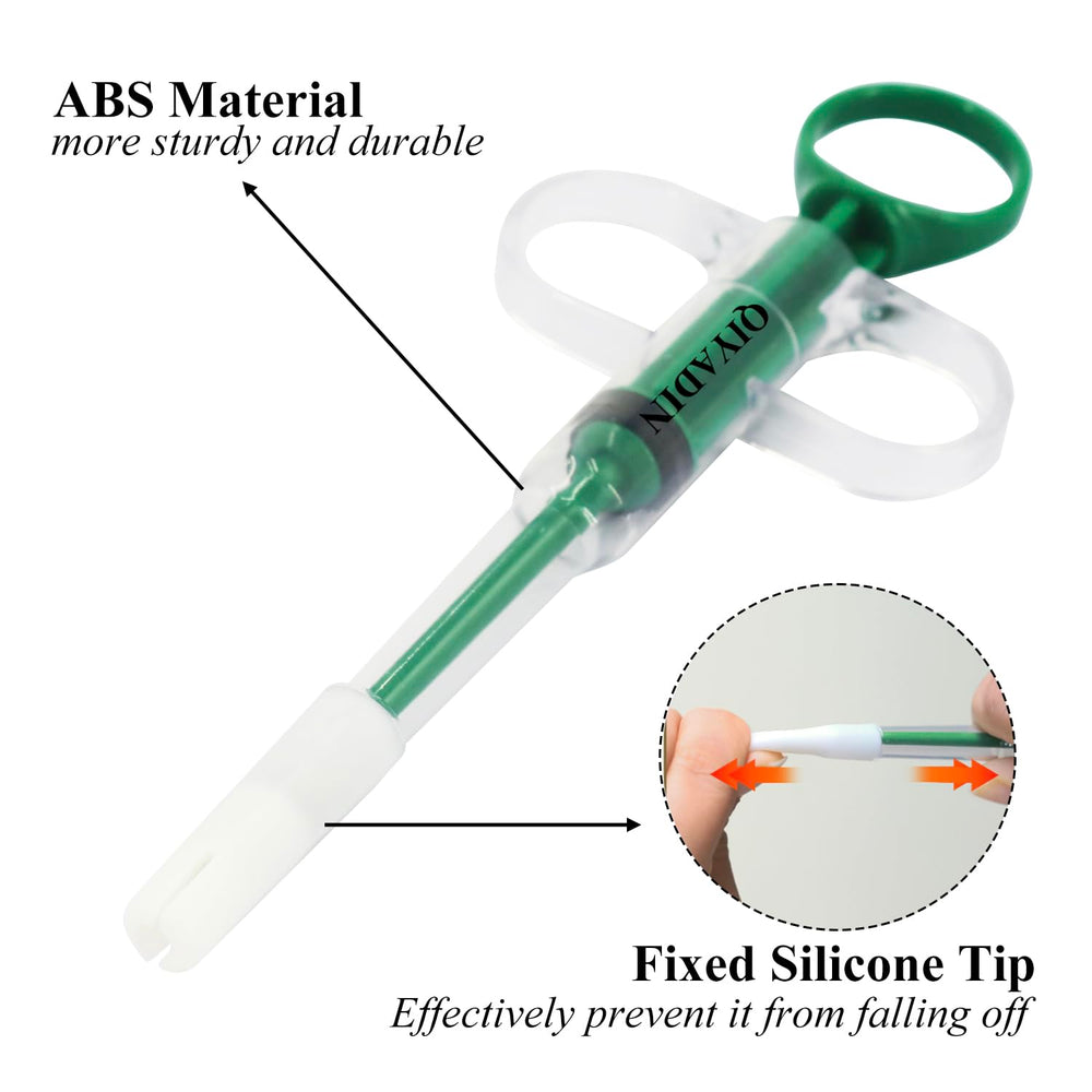 QIYADIN silicone tip fixed design for safer pill dosing.