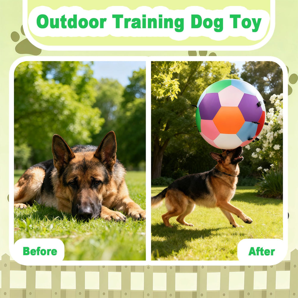 Qlfyuu Herding Ball inflation-durability showcases sturdy Oxford cover and PVC core for lasting fun.