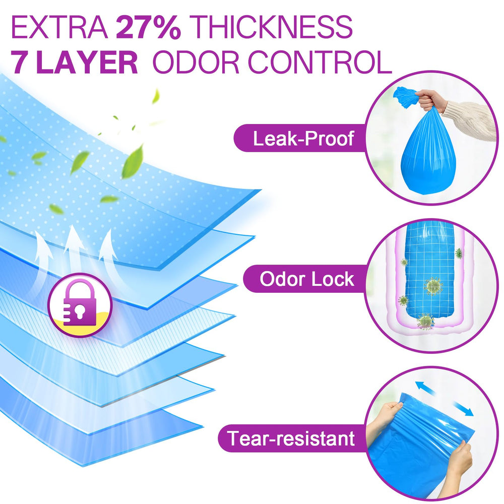 Qltytoy cat litter refill bags featuring seven-layer EVOH odor-control technology