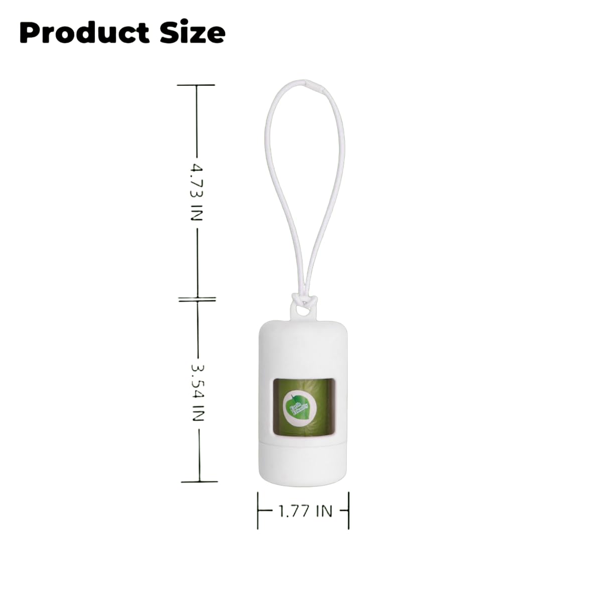 QMEAKMONY leash-attachment accessory keeps waste bag dispenser within easy reach