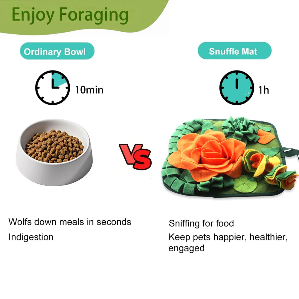 QMoveltyF Snuffle Mat soft material supports gentle play and pet comfort