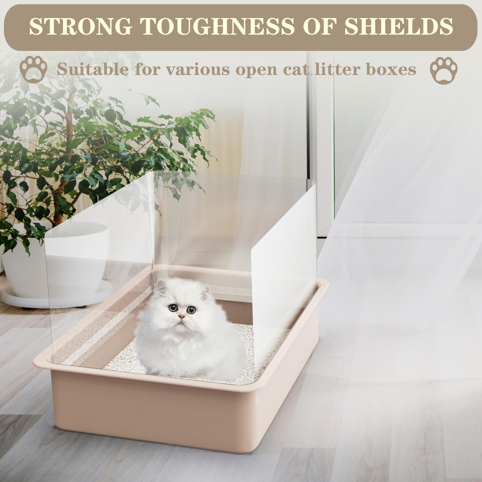 QNBCAA cat-friendly-transparent-design preserves space and comfort for open-box setups.