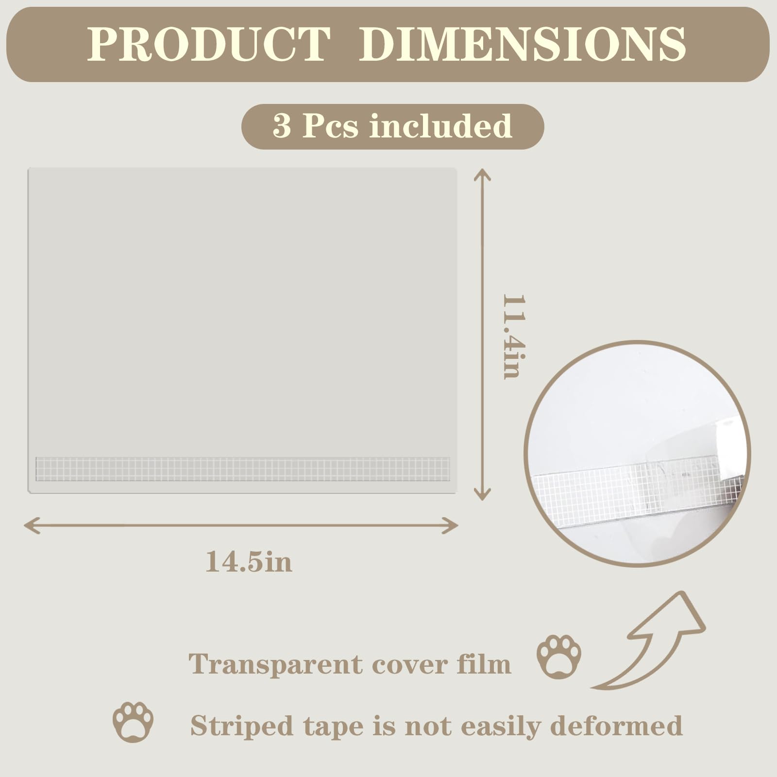 QNBCAA shield transparent-splash-guard keeps litter area visible while guiding spray away.