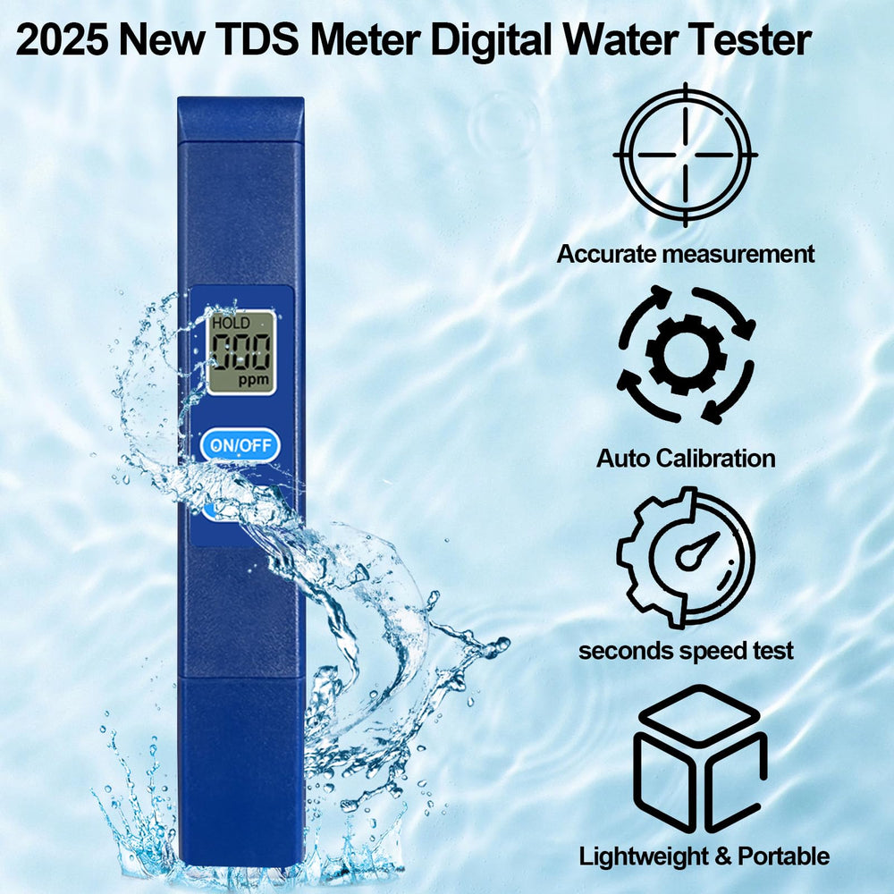 QNCIGER TDS Meter 2-second detection highlights fast water quality results.