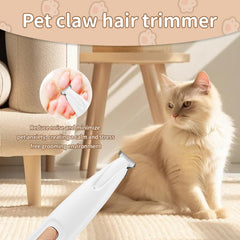 QNHMPW trimmer operates quietly to minimize pet anxiety during grooming