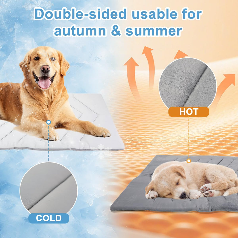 Machine washable Qonimm cooling mat surface ready for easy cleaning.