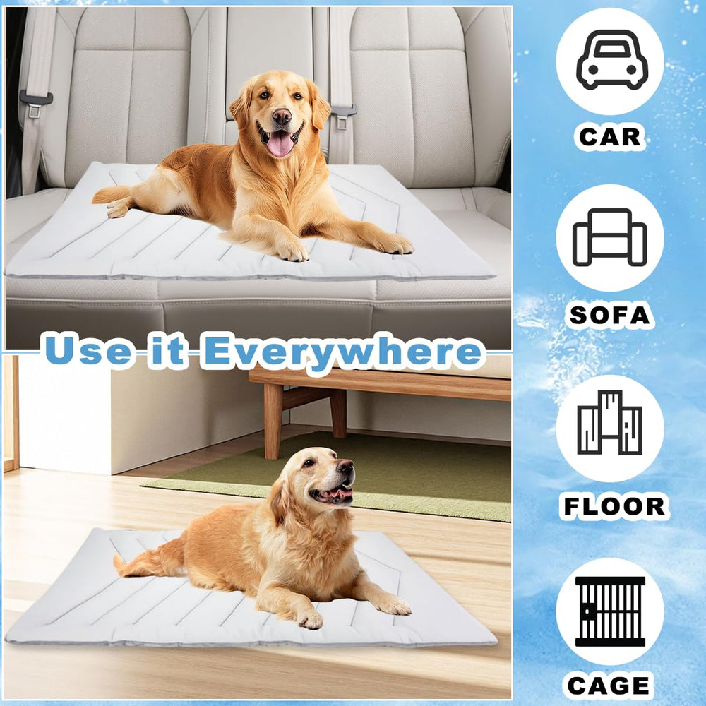 Soft fleece side of Qonimm mat offering gentle warmth when cooling is needed.