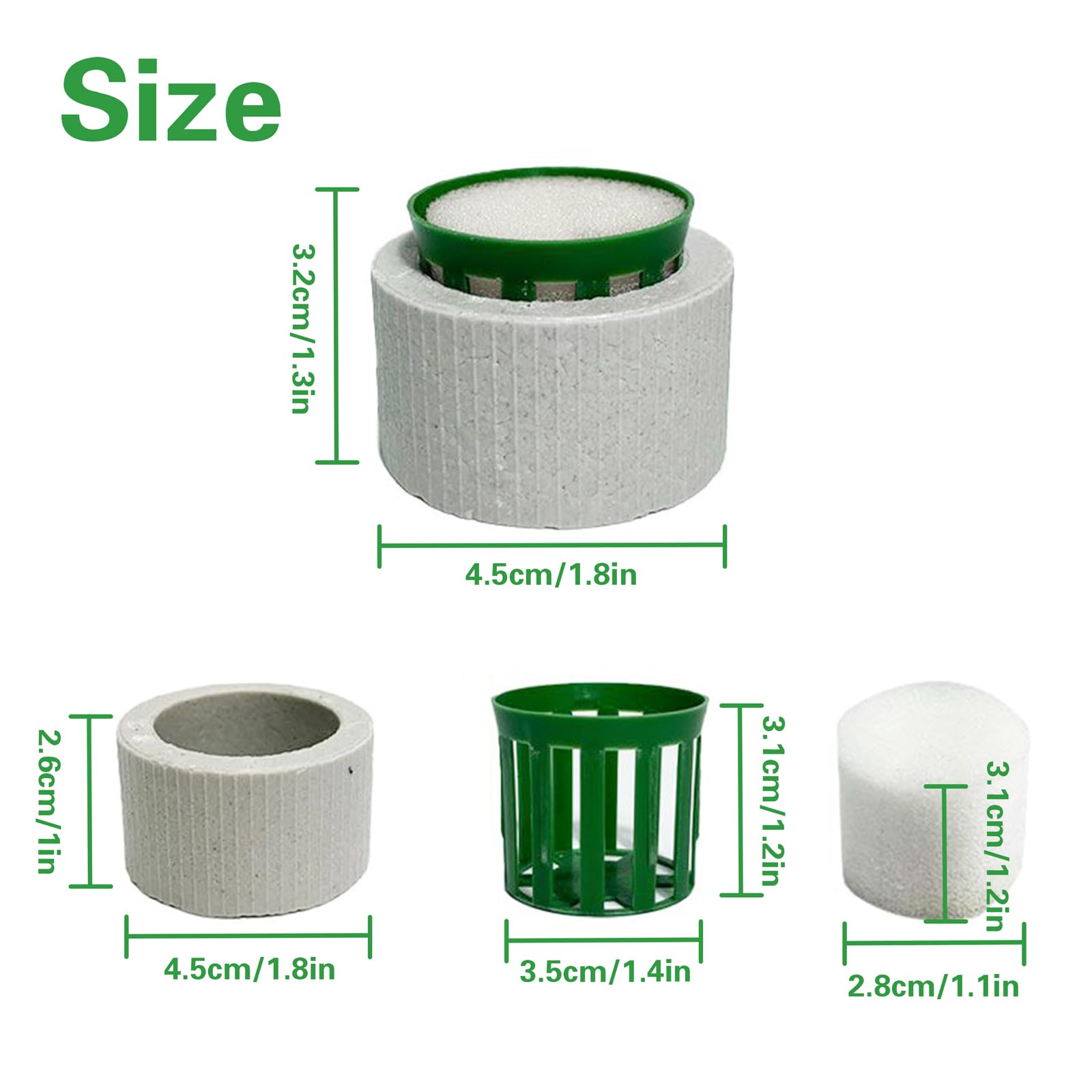 QoTang plant weight ring inside pack shows secure mounting for underwater roots and anti-floating action.